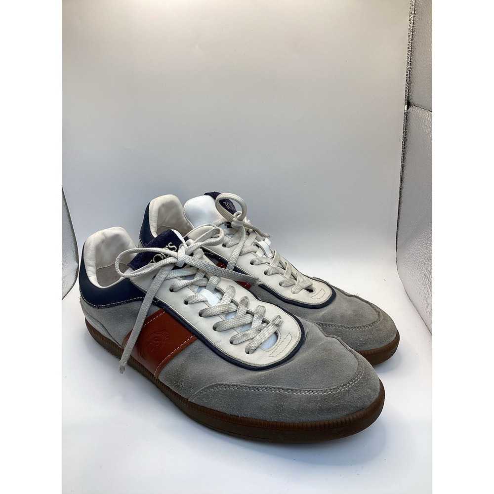 Tod's Tabs Sneakers Men's Size T 7.5 US 9 Gray Suede Classic Comfort Leather